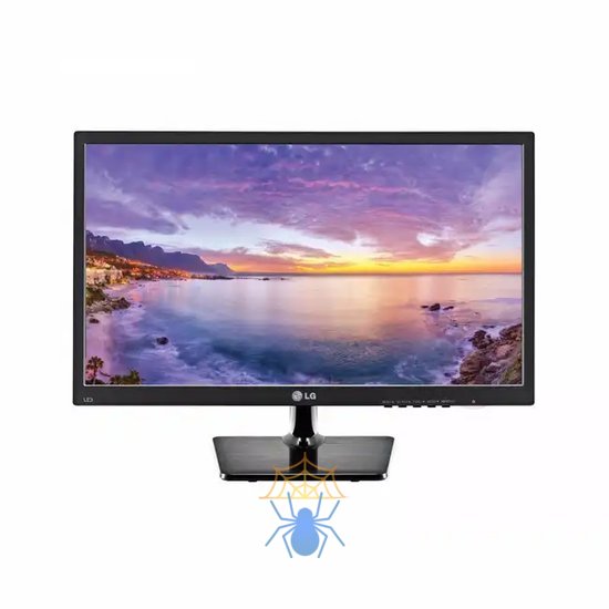 LG 18.5" 19M37A-B LED, 1366x768, 5ms, 200cd/m2, 5Mln:1, 90°/65°, D-Sub, Black фото