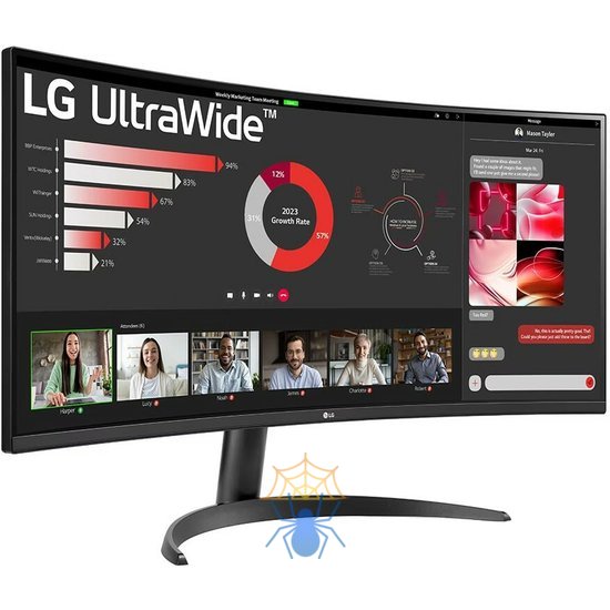 Монитор LG LCD 34WR50QC-B фото 3