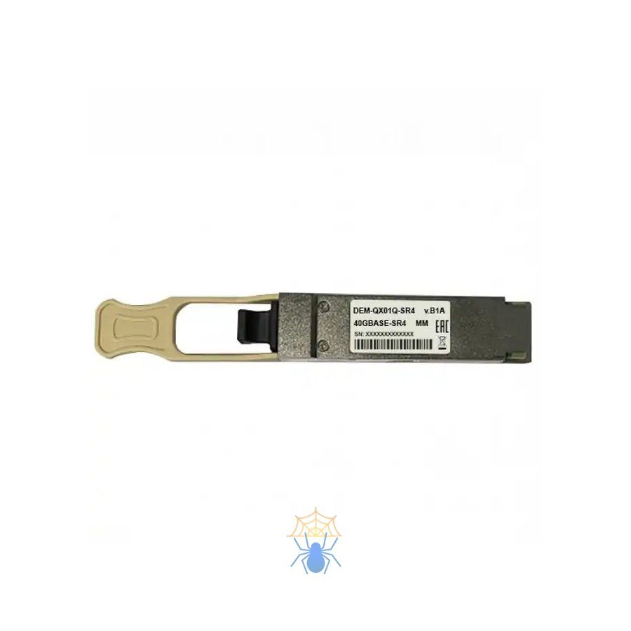 QSFP+ Transceiver, 40GBase-SR4, MPO, 850nm, Multi-mode, OM3:100M/OM4:150M фото