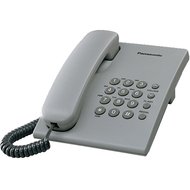Телефон проводной Panasonic KX-TS2350RUT титан