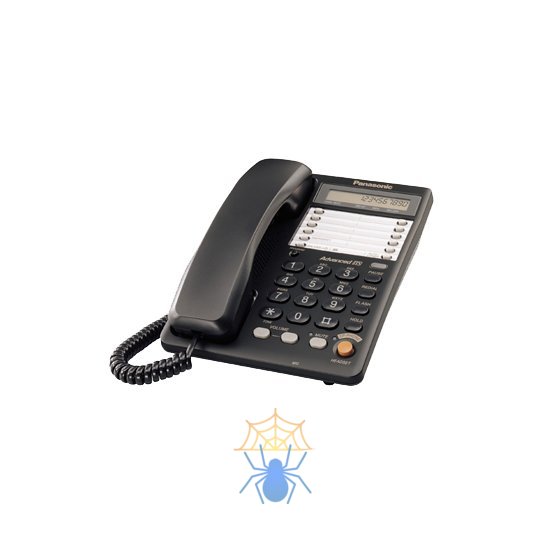 Телефон проводной Panasonic KX-TS2365RUB черный фото