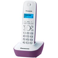 Радиотелефон Dect Panasonic KX-TG1611RUF фиолетовый/белый
