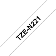 Неламинированная лента Brother TZe-N221