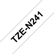 Неламинированная лента Brother TZe-N241