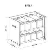 Батарейный шкаф Eltena EN-BFT8A