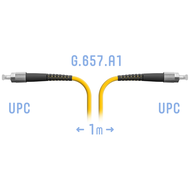 Патчкорд оптический FC/UPC SM G.657.A1 1 метр SNR SNR-PC-FC/UPC-A-1m