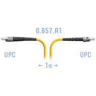 Патчкорд оптический FC/UPC-ST/UPC SM G.657.A1 1 метр SNR SNR-PC-FC/UPC-ST/UPC-A-1m