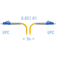 Патчкорд оптический LC/UPC SM G.657.A1 3 метра SNR SNR-PC-LC/UPC-A-3m