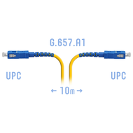 Патчкорд оптический SNR-PC-SC/UPC-A SM 10 м сверхгибкое волокно SNR SNR-PC-SC/UPC-A 10m