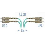 Патчкорд оптический SC MM Duplex 5метров SNR SNR-PC-SC/UPC-MM-DPX-5m