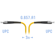 Патчкорд оптический FC/UPC SM G.657.A1 3 метра SNR SNR-PC-FC/UPC-A-3m