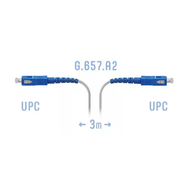Патчкорд оптический FTTH SC/UPC кабель 604-02-01W 3 метра SNR SNR-PC-FTTH-SC/UPC-C-3m