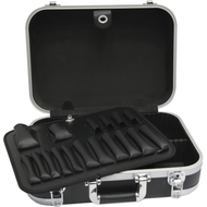 Кейс для инструментов с алюминиевым каркасом и перегородкой (черный) SNR SNR-TL-BOX-P