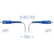 Патчкорд оптический FTTH SC/UPC кабель 604-02-01W 50 метров SNR SNR-PC-FTTH-SC/UPC-C-50m