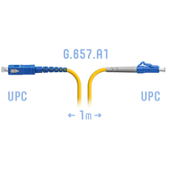 Патчкорд оптический LC/UPC-SC/UPC SM G.657.A1 1 метр SNR SNR-PC-LC/UPC-SC/UPC-A-1m
