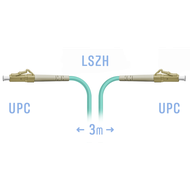 Патчкорд оптический LC/UPC MM 3m SNR SNR-PC-LC/UPC-MM-3m