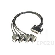Разветвительный кабель RS-232/422/485 MOXA CBL-M44M9x4-50 (POS)