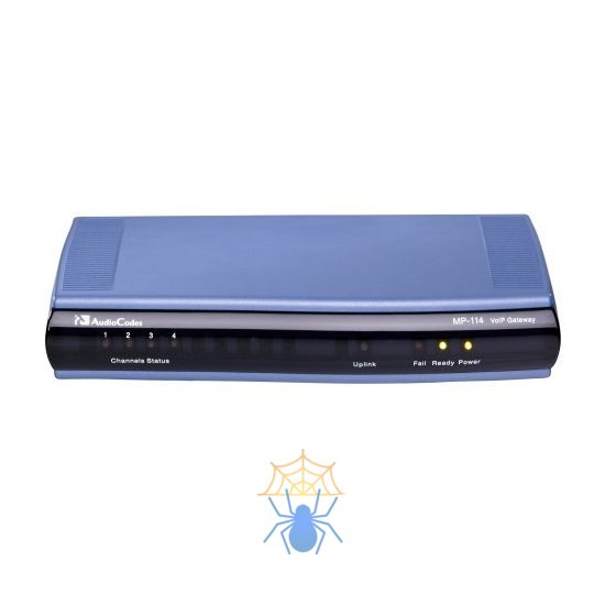 VoIP шлюз AudioCodes MediaPack MP114/4O/AC/SIP фото